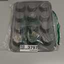 GreenLife 12-Cup Muffin Pan, PFAS-Free Healthy Nonstick Baking Tray, 11.4" x 1.9" x 15.9", Durable Ceramic Bakeware, Cupcakes, Egg Bites, Tarts, Brownies, Gray