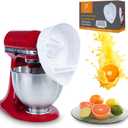 Juicer Attachment Compatible with KitchenAid Stand Mixer 3.5-8QT, Fits Most Tilt-Head & Bowl-Lift Models Including KSM150, KSM95, KSM3306, Citrus Juicer Accessory,Dishwasher Safe (White)