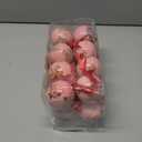 Pink Christmas Decor - Pink Christmas Tree Decorations Snowman Santa Candy Hanging Ornaments Balls, Cute Decorations Ball 2.36 Inch for Xmas Tree Party Home HolidayXmas Gifts Set of 16Pcs