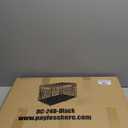 PayLessHere Small Dog Crate Kennel 24 inches Metal Dog Cage Double-Door Folding Travel Indoor Outdoor Puppy Playpen with Divider and Handle Plastic Tray,Black