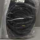 20Pcs Trampoline Replacement Bungee Cords, Black Elastic Trampoline Ropes with Mounting Tool for Repair, Safety Round Trampoline Repair Kit Universal Fit for Most Trampolines