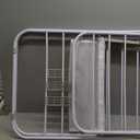 Honey-Can-Do Heavy-Duty Foldable Laundry Drying Rack – Portable Shoes & Clothes Rack for Indoor & Outdoor Use, Space-Saving Design, Easy to Fold Gullwing Design, Sturdy Metal, 50lb. Capacity, White