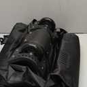86L 30 Folding Duffle Backpack with 2 Wheels,Travel Bag with Separate Shoe Compartment,Black