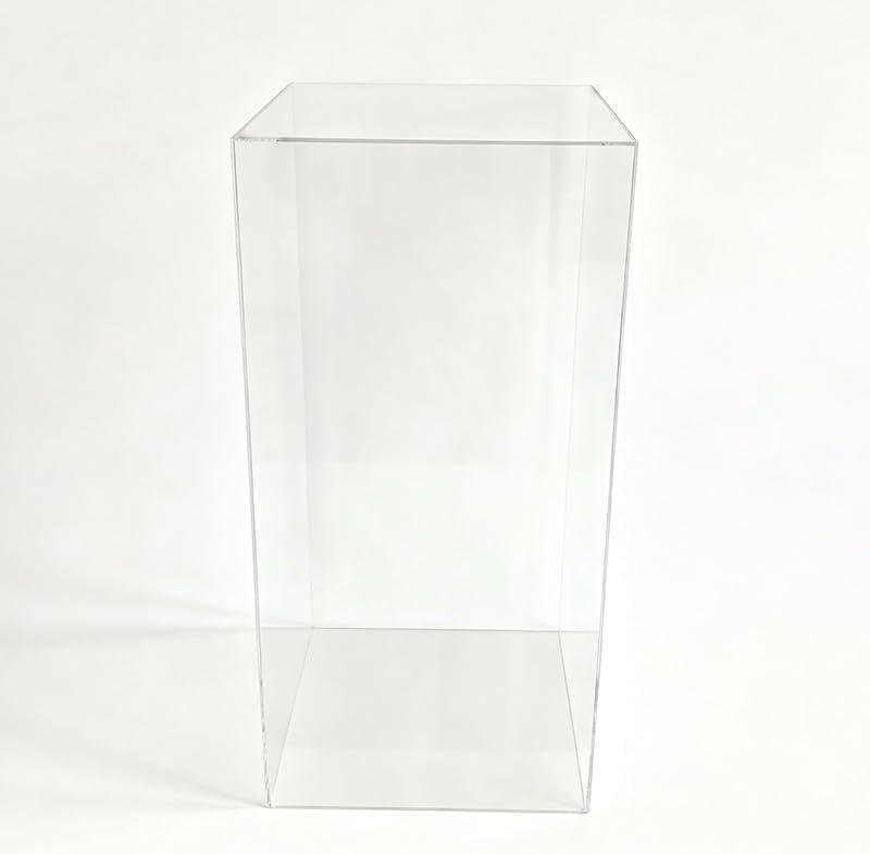 CiaoHER Crystal Clear Acrylic Pedestal Stand, 14''x14''x31.5''