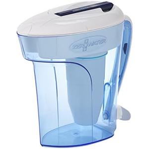 ZeroWater 12-Cup Ready-Pour 5-Stage Water Filter Pitcher 0 TDS for Improved Tap Water Taste - IAPMO Certified to Reduce Lead, Chromium, and PFOA/PFOS