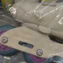 Nattork Inline Skates for Girls Kids Teens Boys Age Sizes Adjustable Blades Roller for Outdoor Indoor Birthday (Medium(13C-3 US), White)