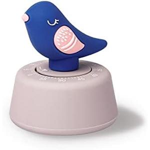 Mechanical Kitchen Timer, Cute Wind Up 60-Minute Manual Countdown for Kids, Classroom, Home, Study and Cooking
