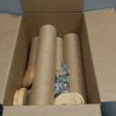 2-Pcs 34'' Wall Mounted Cat Scratcher for Large Cats, Tall Scratching Posts, Corner Cat Climbing Pole for Indoor Cats Climb Stretch Play, Wooden