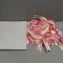 Canlierr Mother's Day Pastel Tie Bows Satin Ribbon Bows with Twist Tie Craft for Gift Wrapping Baby Shower Wedding Birthday