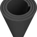 MEARCOOH EVA Foam Cosplay Black 12mm Thick (1mm to 20mm) Large 35.5" x 59" Sheet Premium High Density 86 kg/m3 for Cosplay, Crafts Projects