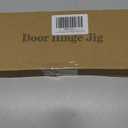 3-1/2" Fixed Size Door Hinge Jig for Door and Jamb, Aluminum Alloy Door Hinge Template Kit for Router, Mortise Jig Fits 3.5" Length 1/4" R, 5/8" R and Square Corner Hinges (3.5 in)