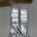 TOFLEN 100ct 2 oz Mini Dessert Cups with Spoons, Clear Plastic Reusable Small Party Serving Cups for Appetizers, Hors D'oeuvres Plates