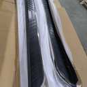 Running Boards & Steps for 2022-2025 Grand Cherokee 2-Row WL (Exclude 4xe Models) SUV Aluminum Black Side Steps Nerf Bars Step Rails 2Pcs Anti-Corrosion Roof Access Support (70inch with bracket)