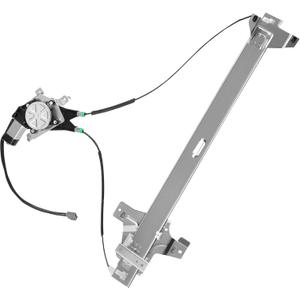 Front Driver Side Power Window Regulator with Motor (2 Pins) Fit for 2003-2014 Ford E-150, 1992-2002 E-250 Econoline, E-350 E-450 E-550 Club Wagon Super Duty, 741-586