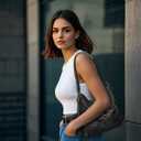 Shoulder Bag for Women Hobo Bags with Top Handle (Black)