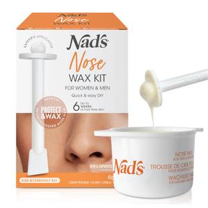 Nad's Nose Wax Kit for Men & Women - Waxing Kit for Quick & Easy Nose Hair Removal, 1 Count