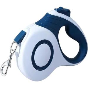 3M/5M Automatic Retractable Dog Leash Anti-Slip One-Handed Brake,Compatible for Outdoor Travel Walking Hiking Dogs Traction Rope(Blue,5M)