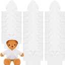 24 Pcs Stuffed Bear Clothes Bulk Sublimation Blank Stuffed Animal Shirt Plush Bear T Shirt Classic Bear Hoodie Tee Shirt Fit 14-18 Inches Stuffed Dolls