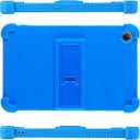 Case for Lenovo Tab One 8.7 Inch Tablet 2025 (TB305FU), Kids Friendly Soft Silicone Adjustable Stand Cover for Lenovo Tab K9 Tablet 8.7 inch Tablets (Blue)