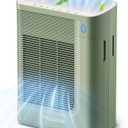 Trucozie T356 Air Purifier for Home Large Room Bedroom Up to 1937 Ft in 1 Hr With Double-sided Air Inlet, Air Quality and Light Sensors, HEPA Sleep Mode for Allergies, Dust, Pollen, Pet Hair, Green