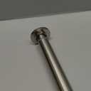 Ivilon Tension Curtain Rod - Spring Tension Rod for Windows or Shower, 54 to 90 Inch. Brushed Nickel