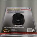 CIPA 11050 Suction Cup Rearview Mirror, Black, 8" W x 4" H