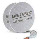 Meet Great- 2 Packs 53.3mm Espresso Puck Screen, 1.7mm Thickness 150μm 316L Stainless Steel, Upgraded Reusable Coffee Filter Screen for 54mm Breville Portafilter Filter Basket