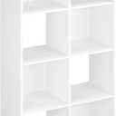 ClosetMaid Cubeicals 8 Cube Storage Shelf Organizer Bookshelf, Stackable, Vertical or Horizontal, Easy Assembly, Wood, White Finish