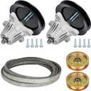 42 inch Deck Rebuild Kit 918-04822 Spindle Assembly Fit for Cub Cadet LTX1040 LTX1042, for Craftsman LT2000 LT1500, Includes 618-04889 Spindles 918-04950, Pulleys 756-04129, 1/2" x 96" Belt 754-04060