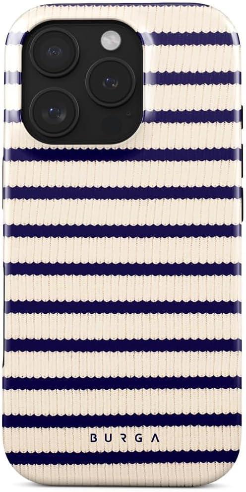 BURGA Phone Case for iPhone 16 Pro Max - Cute, Trendy, Aesthetic, Pattern Phone Cover, Hard Shell Protection - fits Apple iPhone 16 Pro Max Case for Women and Men (Old Money)