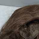 Mens Brown Wig Long Wavy Brown Male Wig Shoulder Length Unisex Wig Heat Resistant Synthetic Hair Cosplay Party Costume Wig