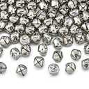 Zhanmai Jingle Bells, 1/2 Inch Craft Bells Bulk, Christmas Bells for Crafts DIY Bells for Wreath, Holiday Home and Christmas Decoration (Silver)