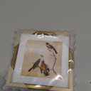 BKABOT 4x4 Picture Frame, Brass Metal Photo Frames with HD Glass, Fits 3x3 with Mat or 4 x 4 without Mat, Display for Wall and Table, 1 Pack