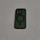 TOCOL Magnetic for iPhone 15 Pro Case, Upgraded Full Camera Protection, Compatible with Magsafe, Drop Protection, Translucent Matte Back Bumper Phone Cover 6.1-Inch (Alpine Green)