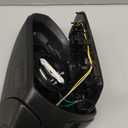 Dasbecan Left Driver Side Door Mirror Compatible with Hyundai Elantra 2017-2020 Heated Manual Folding Blind Spot Detection Replace# 87610F3020 HY1320226 (7Pins-Black Painted)