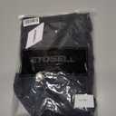 Womens Low Waist Denim Skirt Button Mini Cargo Jean Y2K Skirts with Pockets (Black, L)