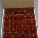 Novelty Lights 25 Pack G40 Orange Outdoor Globe Bulbs, Light Bulbs Glass Incandescent Bulbs with 3000 Hour Lifespan, Globe String Lights Replacement Bulbs