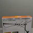 TV Outdoor Yagi Antenna with Long Range Reception Capacity - Digital TV Antenna Available for Attic or Roof Mount, Long Range Digital OTA Antenna for Clear Reception, 4K/1080P/HD