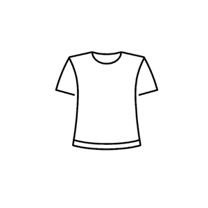 Blue Shirt Crew Neck Small