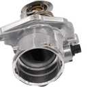 NewYall Engine Coolant Thermostat Housing with Gasket for Mercedes CL550 2007-2010, E550 2007-2011, G550 2009-2015, GL450 2007-2012, GL550 2008-2012, ML550 2008-2011, S550 2007-2011, SL550 2007-2012