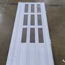 30X80in Accordion Door Interior,PVC Sliding Folding Doors with Lock,Divider Door with Hardware, White Multifold Interior Doors