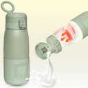 Portable Bottle Warmer for Travel - Dual Heating Modes for Breast Milk & Water, Fast 3-Min Heat, 12oz Large Capacity, Long-Lasting Battery, Fits Most Bottles