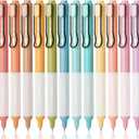 Mr. Pen- Retractable Pens, 12 Pack, Black Ink, Pastel Barrels, Fast Dry, Fine Point 0.5mm, Cute Pens for Journaling