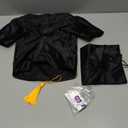 Chicingyou Small Dog Graduation Cap and Gown 2026 with Stole Washable Shirt and Hat Pet Graduation Gown Costume Outfit for Tiny Dog Little Cat Doll Clothes Holiday Halloween Costume Accessory(Black)
