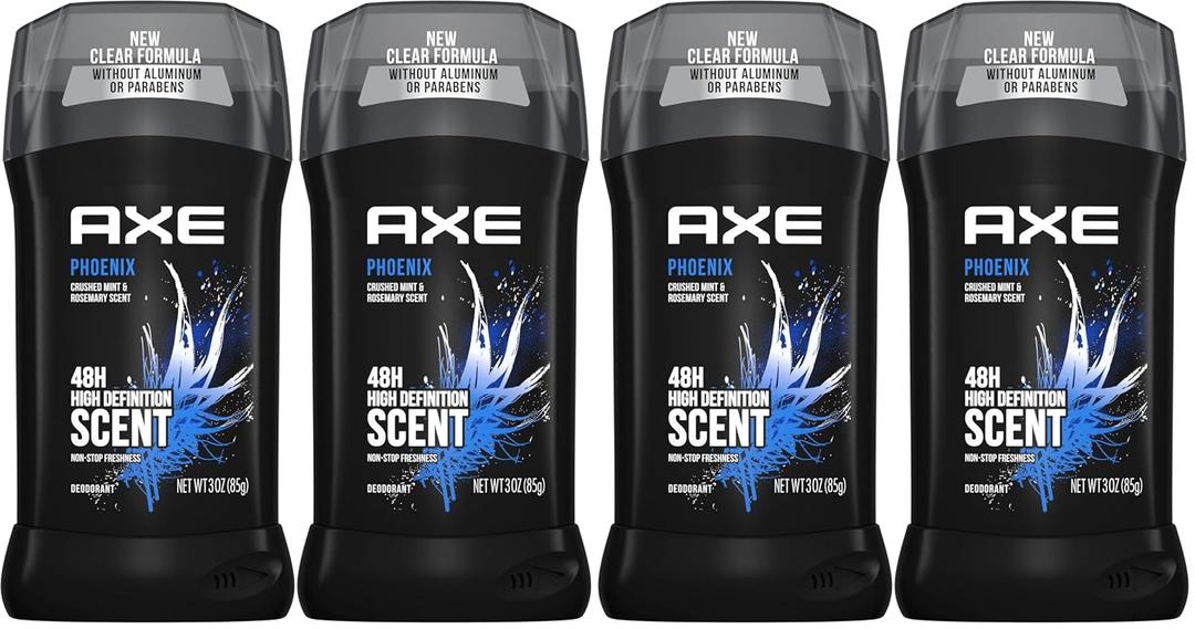 AXE Deodorant Stick, Phoenix Crushed Mint & Rosemary | Aluminum Free | Long Lasting Protection | Men's | Twin Pack