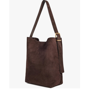Madewell Women's The Essential Bucket Tote in Suede