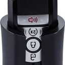 Key Fob Holder Insert for Cup Holder, Compatible with 2021, 2022, 2023, 2024 2025 Ford Bronco Sport, Does not fit Full-Size Bronco, Fits in The Gap Between Cup Holders Vertical Key Holder, 1 Pc