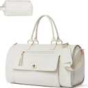 Carry on Garment Duffle Bag for Travel, 2 in 1 Hanging Suitcase Suit Bag for Women, Garment Bag Duffle Bag Combo with Shoe Pouch, Gifts for Women