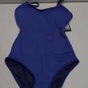 BMJL Women's One Piece Swimsuit Scoop Neck Slimming Bathing Suit High Cut Cheeky Swimwear S
