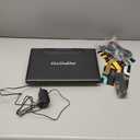 POFOTO 15.7" Portable DVD Player with 14.1" HD Swivel Screen, 6-Hour Rechargeable Battery, Dual Speakers, USB/SD/TV Sync, Supports Multiple Disc Formats, Black [Not Support Blu-Ray]